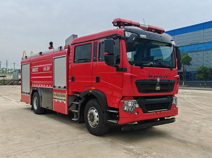 HXF5190GXFSG80型水罐消防車
